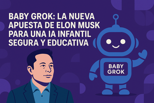 Baby Grok: La nueva apuesta de Elon Musk para una IA infantil segura y educativa